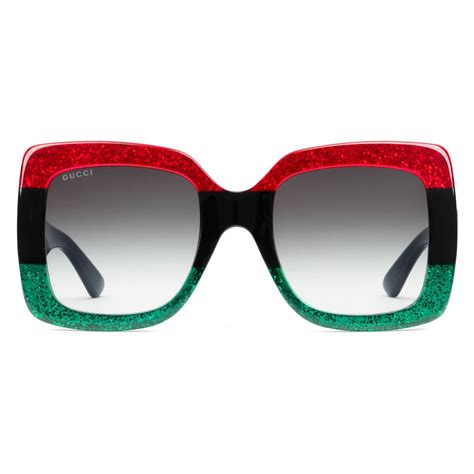 gucci blac kand red sunglasses|Gucci Sunglasses for Women .